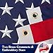 American Flag for Outside 3x5, Anti-Tear in Strong Winds US Flag, Durable Heavy Duty Polyester American Flags, Waterproof and Fade Resistant USA Flag for Outdoor