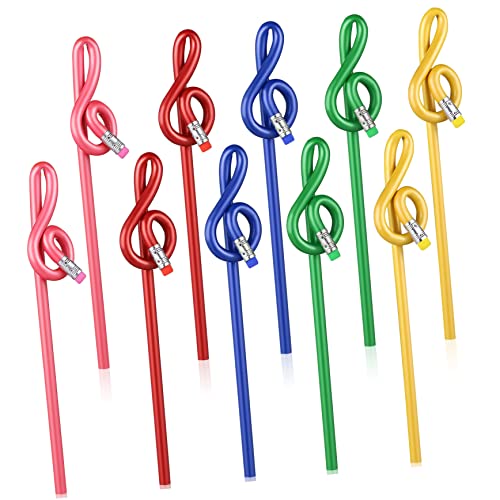 Crayons forme notes de musique lot de 20 pièces créatifs pour dessin enfant