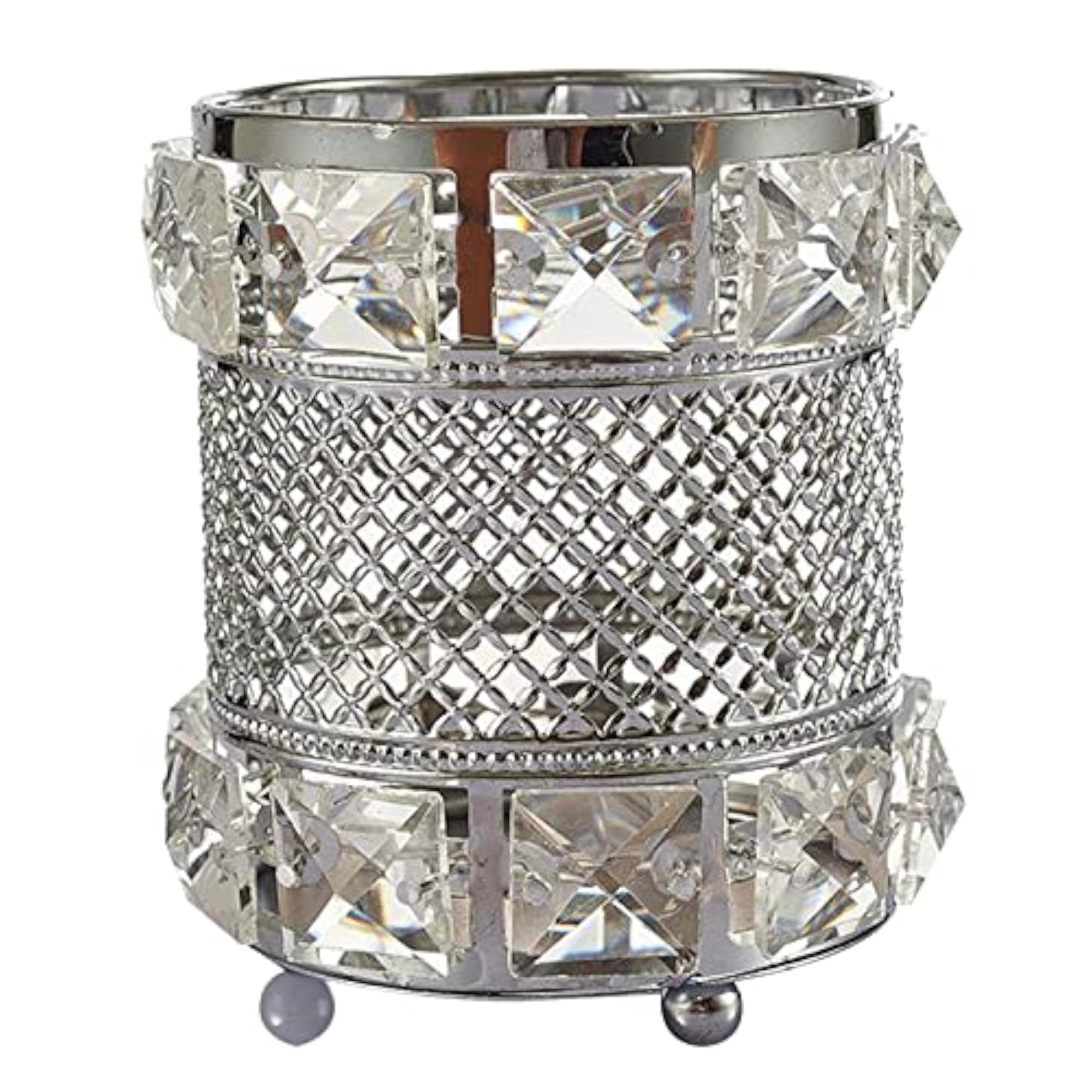 Crystal Makeup Brush Holder Organizer, Wedding Props Decor