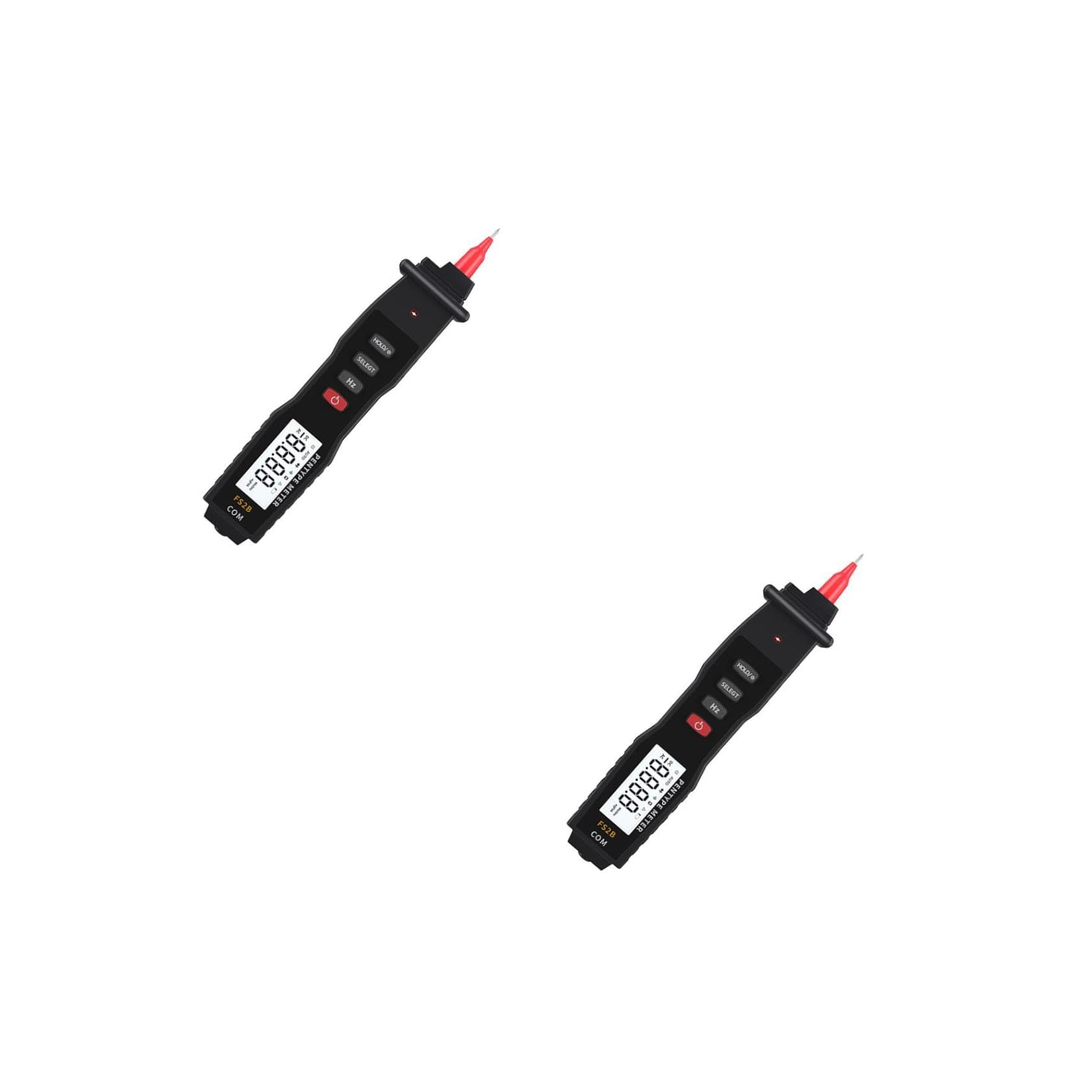 SHINEOFI 2 Multímetros Digitales Instrumento De Medición Electrónico Equipo De Medición Comprobador Automático Componente Electrónico Color Rojo