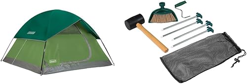 Coleman Tienda de campaña Sundome (2346 personas) y kit de tienda de campaña Coleman Premium