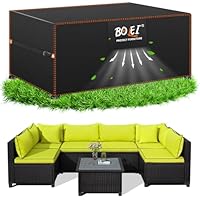 Fortry Afdekking voor Tuinmeubelen, Waterdicht, Winterbestendige Beschermhoes, 420D Oxford-doek voor Tuintafel, Meubelsets, Terrasmeubelen, Rechthoekige Tafelafdekking 200x160x70 cm Fortry Afdekking voor Tuinmeubelen, Waterdicht, Winterbestendige Beschermhoes, 420D Oxford-doek voor Tuintafel, Meubelsets, Terrasmeubelen, Rechthoekige Tafelafdekking 200x160x70 cm