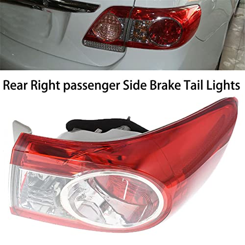 Wflnhb Right Side Tail Light Replacement For Toyota Corolla 2011 2012 2013 Rear Tail Light Lamp Assembly 8155002580 To2805111 Passenger Side #TOP1