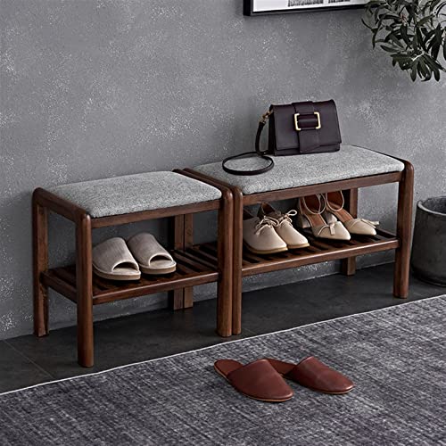 Meuble à chaussures compact en bois marron pour optimiser les petits espaces - 8