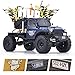 BEEZRC RocHobby 1/10 Scale Atlas RC Truck 4WD 2.4GHz RC Crawler RS RC Offroad Car Hobby Grade RC Remote Control car with Vehicle Transmitter for Adults(Blue)