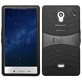 MyBat Asmyna SHARP 306 (Aquos Crystal) Wave Symbiosis Protector Cover (with Horizontal Stand) - Reta