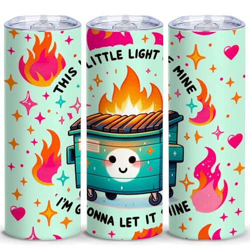ATHAND 20o This Little Light Of Mine Stainless Steel Tumbler with Lid,1 Pcs