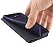 Nouske iPhone 6/6S Flip Folio Wallet Stand up Credit Card Holder Leather Case Cover Holster/Magnetic Closure/TPU bumper/360 Full Body Protection, Navy Blue