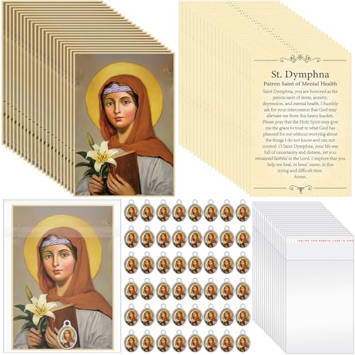 Carte de prière catholique format portefeuille pour méditation et sérénité, x50