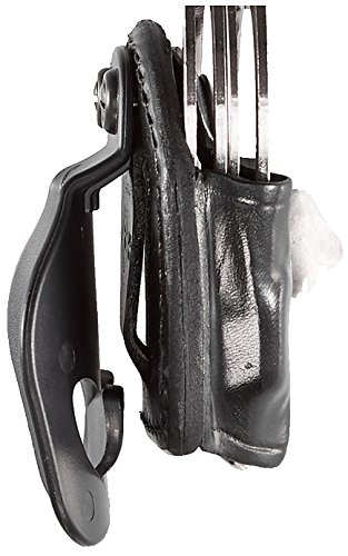 Aker Leather 607 D.M.S. (Dual Mounting Series) Handcuff Case, Black, Fits Standard Chain Handcuffs - Thumbnail 2