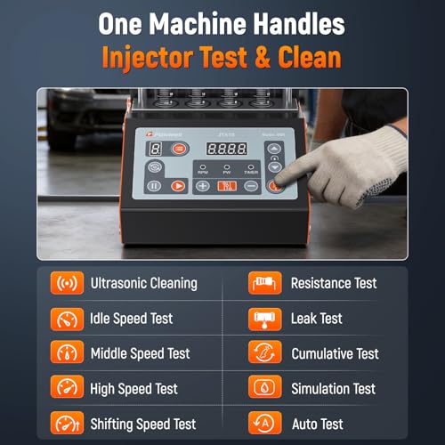 Image of FOXWELL JT410 Fuel Injector Tester & Cleaner Machine with Ultrasonic