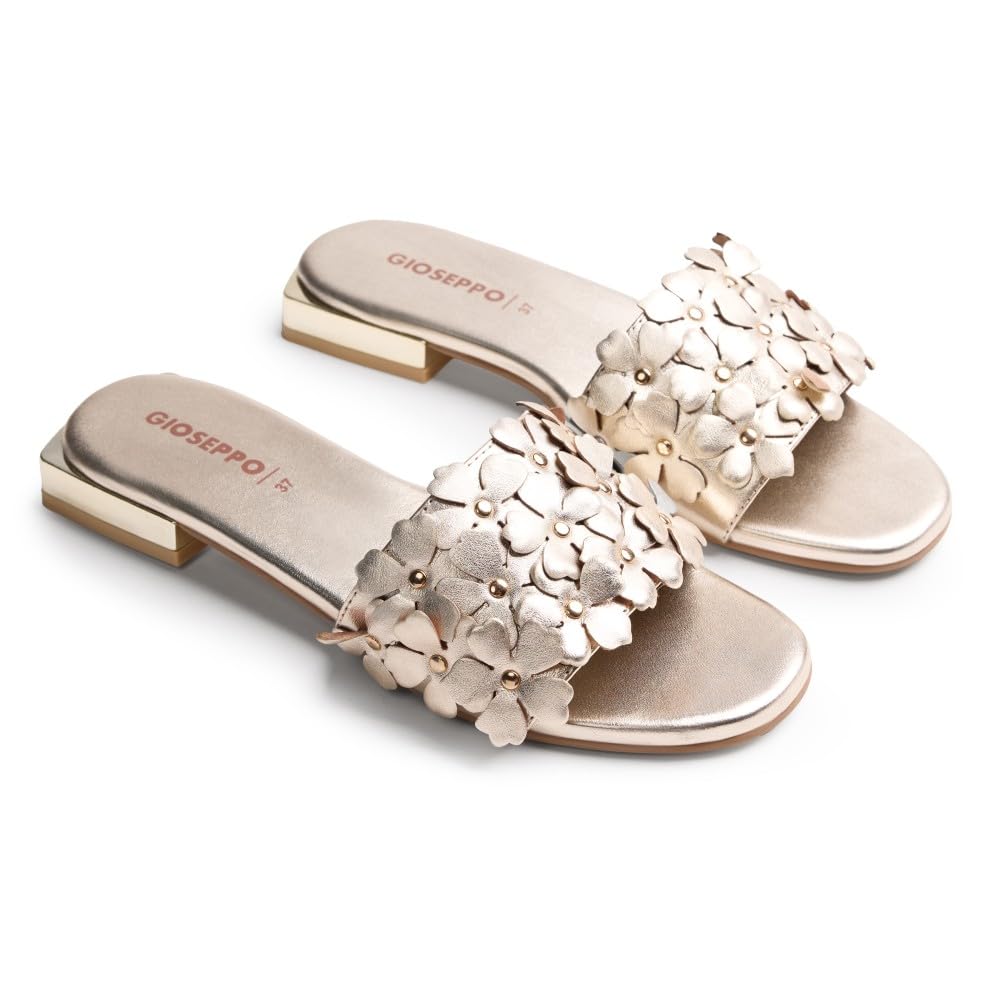 GIOSEPPO Women's Gatundu Open Heel, Platinum, 7.5 UK