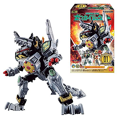 Bandai Shokugan Super Mini PLA Kikai Seintai Zenkaiger 04 ZenkaizyuOh Set (Set of 4)