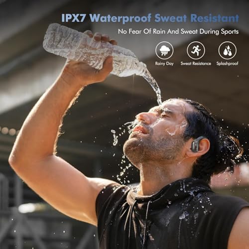 undefined sajawass Wireless Earbuds, Sports Bluetooth Headphones, 75Hrs Playtime Ear Buds with LED Power Display, Noise Canceling Headset, IPX7 Waterproof Earphones for Workout/Running の商品画像 5