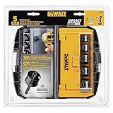 DEWALT D1800IR5 5-Piece IMPACT READY Hole Saw Set (3/4-Inch, 7/8-Inch, 2x-1-1/8-Inch, 1-3/8-Inch)