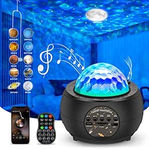 ibell Night Light Star Projector, Galaxy Planets Projector Light 15 Colors Nebula Cloud Starlight Projector Starry Night…