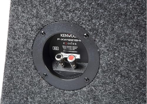 KENWOOD eXcelon X503-1 Class D Mono Power Amplifier | Plus Kenwood Excelon P-XW1221SHP 12" Ported Subwoofer Enclosure