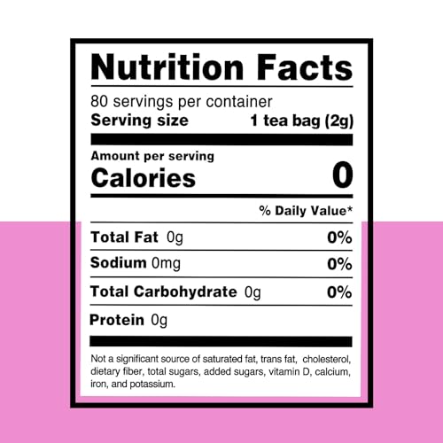 Image of Olvvla - Red Clover Tea Bags - 80 Count - Natural Premium Red Clover Herb | Edible red clover flower herb blend, Non-GMO and caffeine-free, light grassy scent, wellness infusions