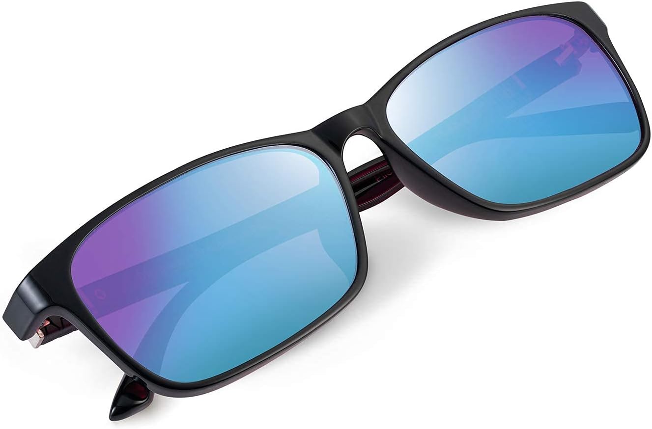 Pilestone TP-032 Lens B Color Blind Glasses Slimline Style for Strong/Severe Red-Green Blindness Indoor/Outdoor Use