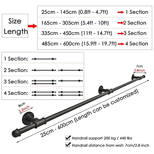 Main courante escalier ergonomique pour sécuriser la descente - 4