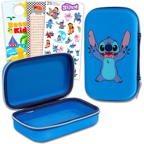 Disney Stitch Pencil Box Set School Supplies Bundle with Pencil Case Stickers Bookmark More | Lilo and Stitch Stationery Set for Girls Toddlers