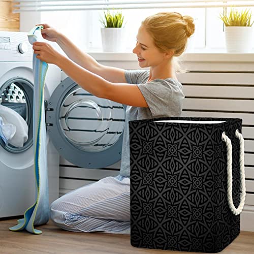 Panier à linge imperméable grand format panier de rangement rétro - 7