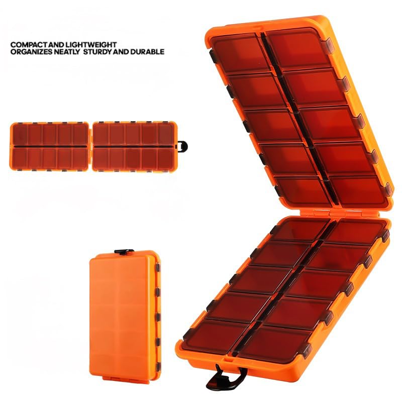 Caja organizadora plegable para accesorios de pesca miniatura 4