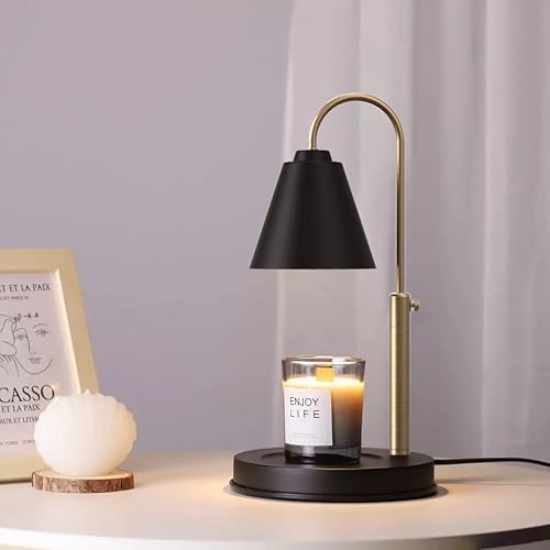 Efolki Candle Warmer Lamp With 2 Bulbs, Electric Candle Lamp Dimmable, Top Melting For Scented Wax, Candle Wax Melter For Scented Candles, Compatible With Small & Large Jar Candles #TOP6