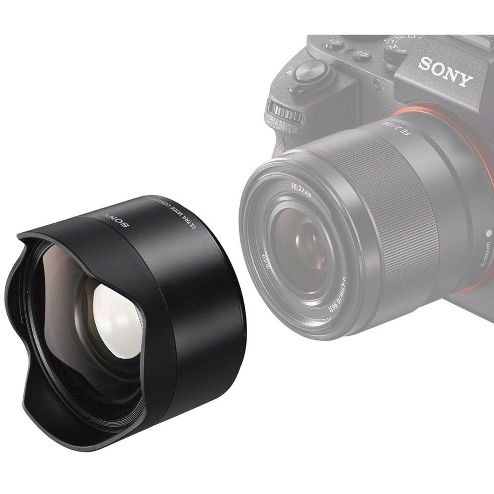 Sony SEL-075UWC Convertitore Ultragrandangolare per Sony SEL-28F20, Mirrorless Full-Frame, Attacco E, SEL075UWC
