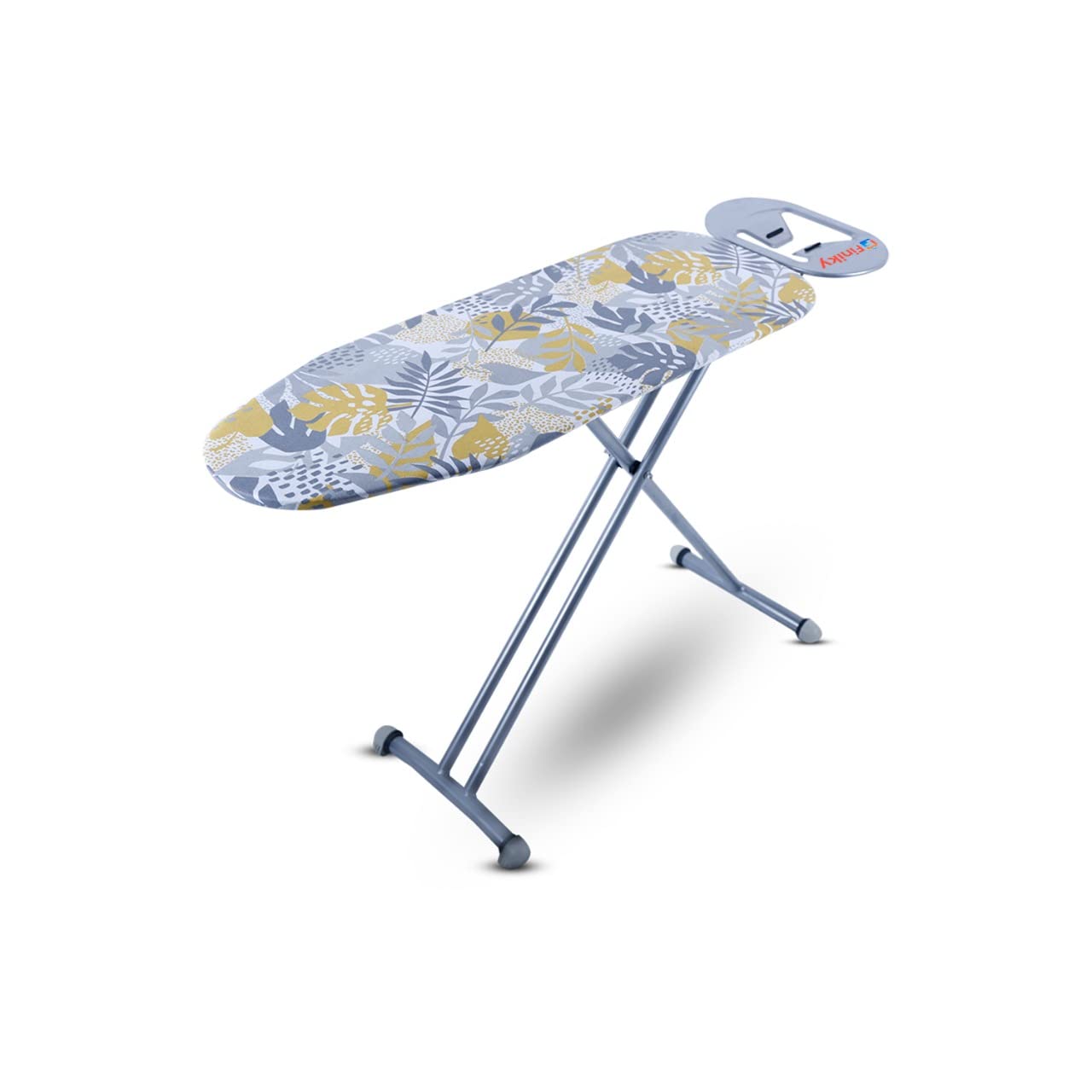 Finiky Berlin Ironing Board | Portable and Foldable Ironing Table for Clothes| Height Adjustable Ironing Table with Silicon Pad for Iron Rest, Size- 97x34cm, (Floral)