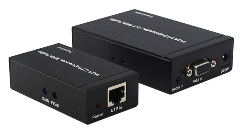 VGA Extender 300m TV Cable Extension vga a rj45 Adattatore cavo video convertitore