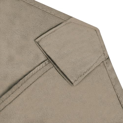 Eliteshade Usa Sunumbrella 9Ft Replacement Covers 8 Ribs Market Patio Umbrella Canopy Cover (Canopy Only) (Khaki) #TOP7