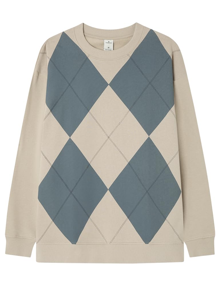 SPRINGFIELD Rhombus Print Sweatshirt Sweatshirt Hombre