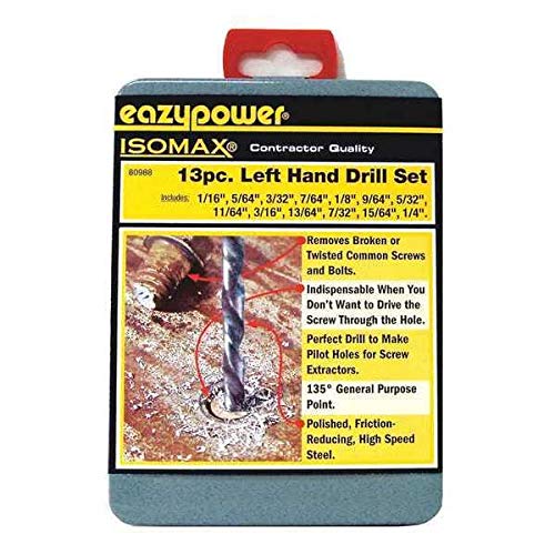 Left Hand Drill Set, 1/16-1/4, 13 pcs.