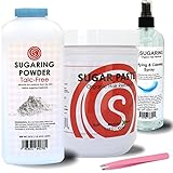 Sugaring Paste Hard - For Bikini, Brazilian, Underarms Bundle with Sugaring Powder, Tweezer and...