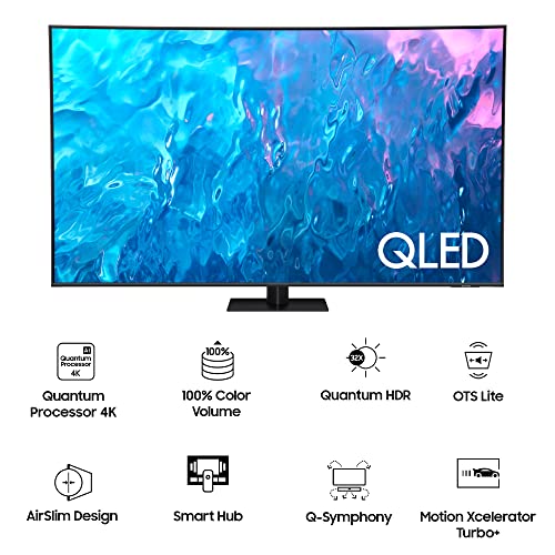 Image of Samsung 163 cm (65 inches) 4K Ultra HD Smart QLED TV QA65Q70CAKLXL (Titan Grey)