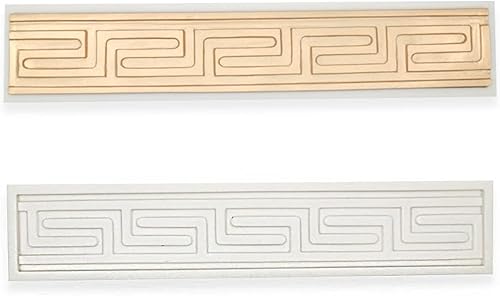 Miniatura 2 de Molde de silicona de encaje de línea de alivio Molde de decoración lateral de pastel Molde de borde de marco de fondant para resina de chocolate,