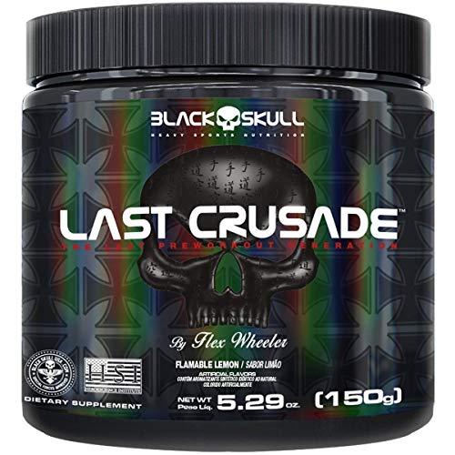 Last Crusade Pré Treino - 150G Limão - Black Skull, Black Skull