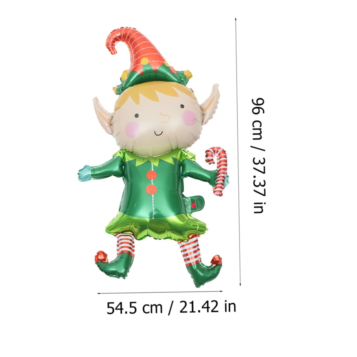 Cabilock 50pezzi Palloncini Sagomati di Natale Decorazioni Natalizie Palloncini in Lamina Articoli per Feste di Natale Decorativi Natalizi in Lamina di Alluminio