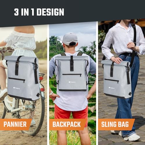 Sac à dos de vélo imperméable protégeant votre ordinateur du trajet