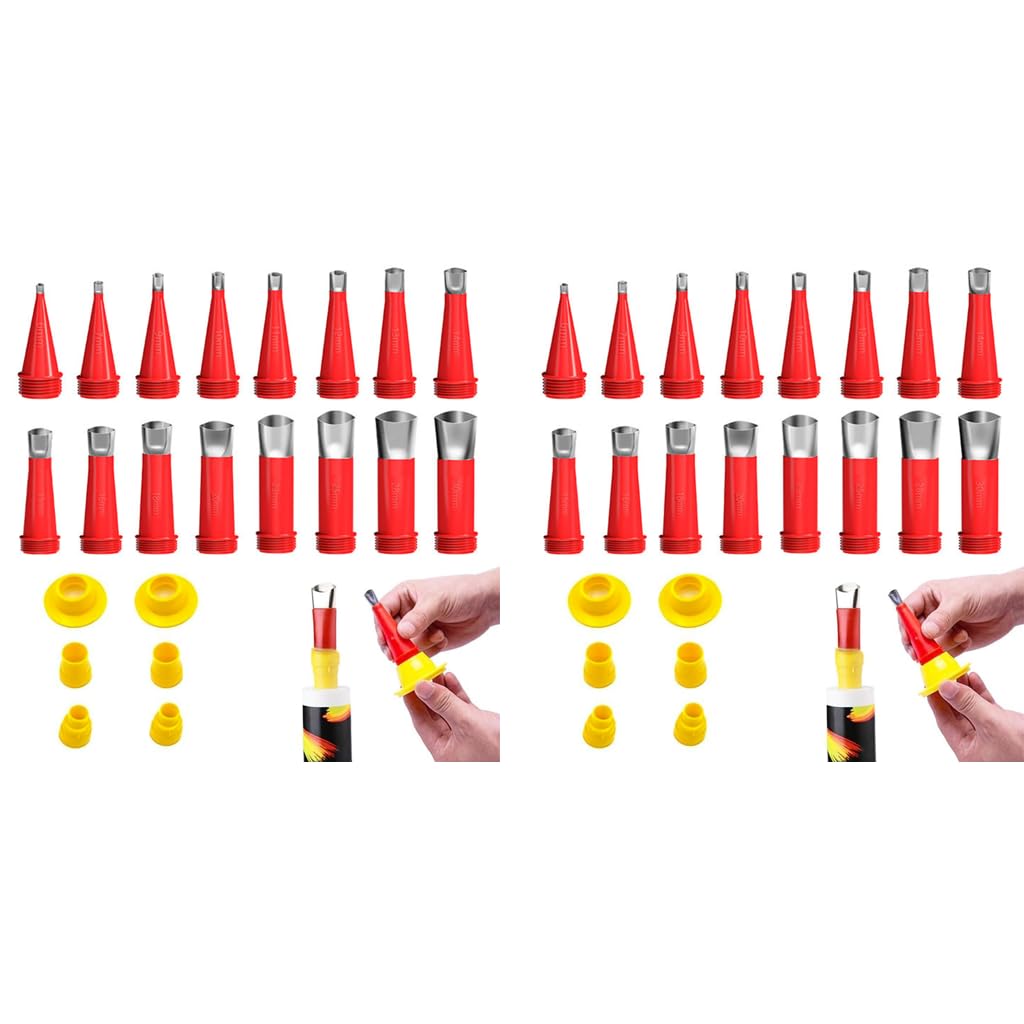 Serplex Caulking Nozzles - Stainless Steel Set -9