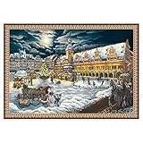 adventskalender alter Nostalgischer Bilderadventskalender mit Veränder-Dich-Motiven