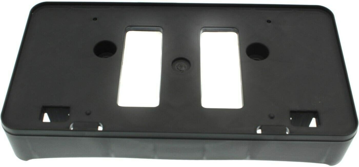 DAT AUTO PARTS Front Bumper Cover License Plate Bracket Tag Mounting Holder Frame Replacement for 2018-2020 Toyota Camry Hybrid Japan Built S SE Models Black Textured Plastic TO1068145 5211433470