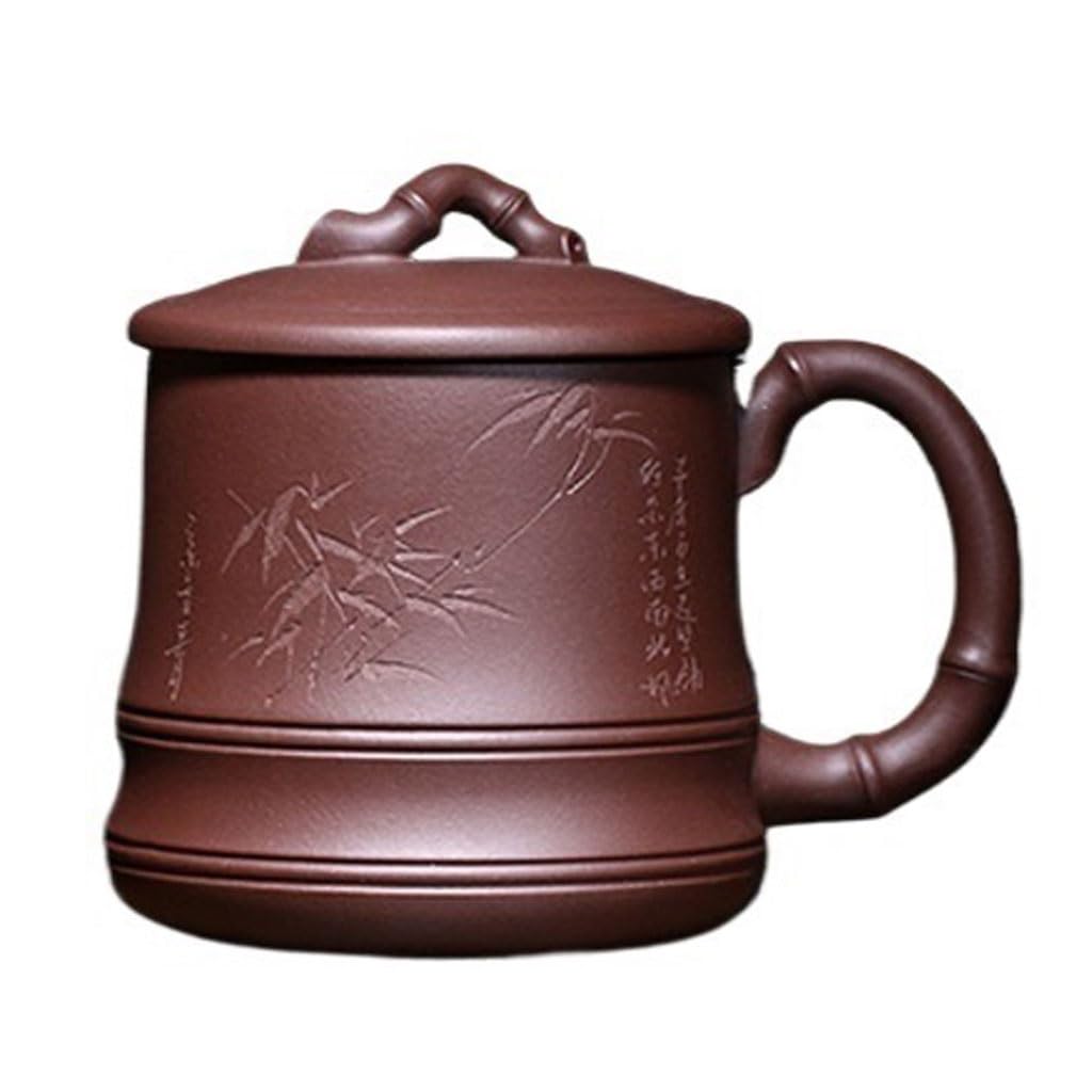 Tasse à thé Tasse à thé avec Filtre en Sable Violet, Tasse à thé Faite à la Main, Tasse à thé for la Maison, Le Bureau, la Cuisine, l'étude, 560 ML Tasses à thé réutilisables