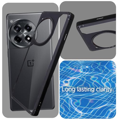Image of A rtistque Hard Clear Back Cover Case for OnePlus 12R 5G | Shockproof TPU | Acrylic Armor Case for OnePlus 12R 5G | Stylish Protective Design - Transparent