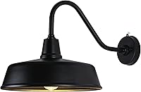 Vista 11 de Luces de granero de 21 pulgadas, iluminación de cuello de cisne para exteriores, luces exteriores negras del atardecer al amanecer, accesorios