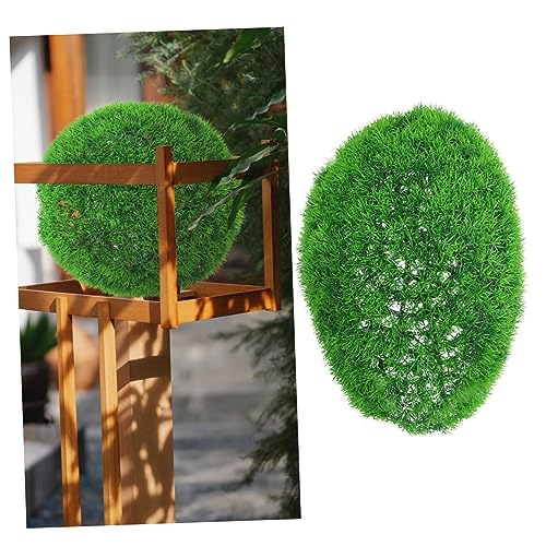 Bola de hierba artificial decorativa para embellecimiento del hogar 3