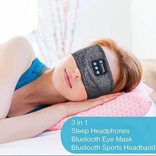 Fones de ouvido para dormir, fones de ouvido Bluetooth para dormir, fones de ouvido com alto-falante