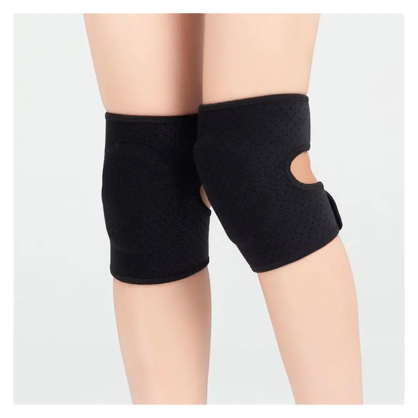 Lxhzsy Women's Black Knee Pads 1Pair Knee Pads Dance Yoga Tennis Knee Support Brace Sport Gym Kneepad Children Workout Padded Sponge Knee Protection(,S)