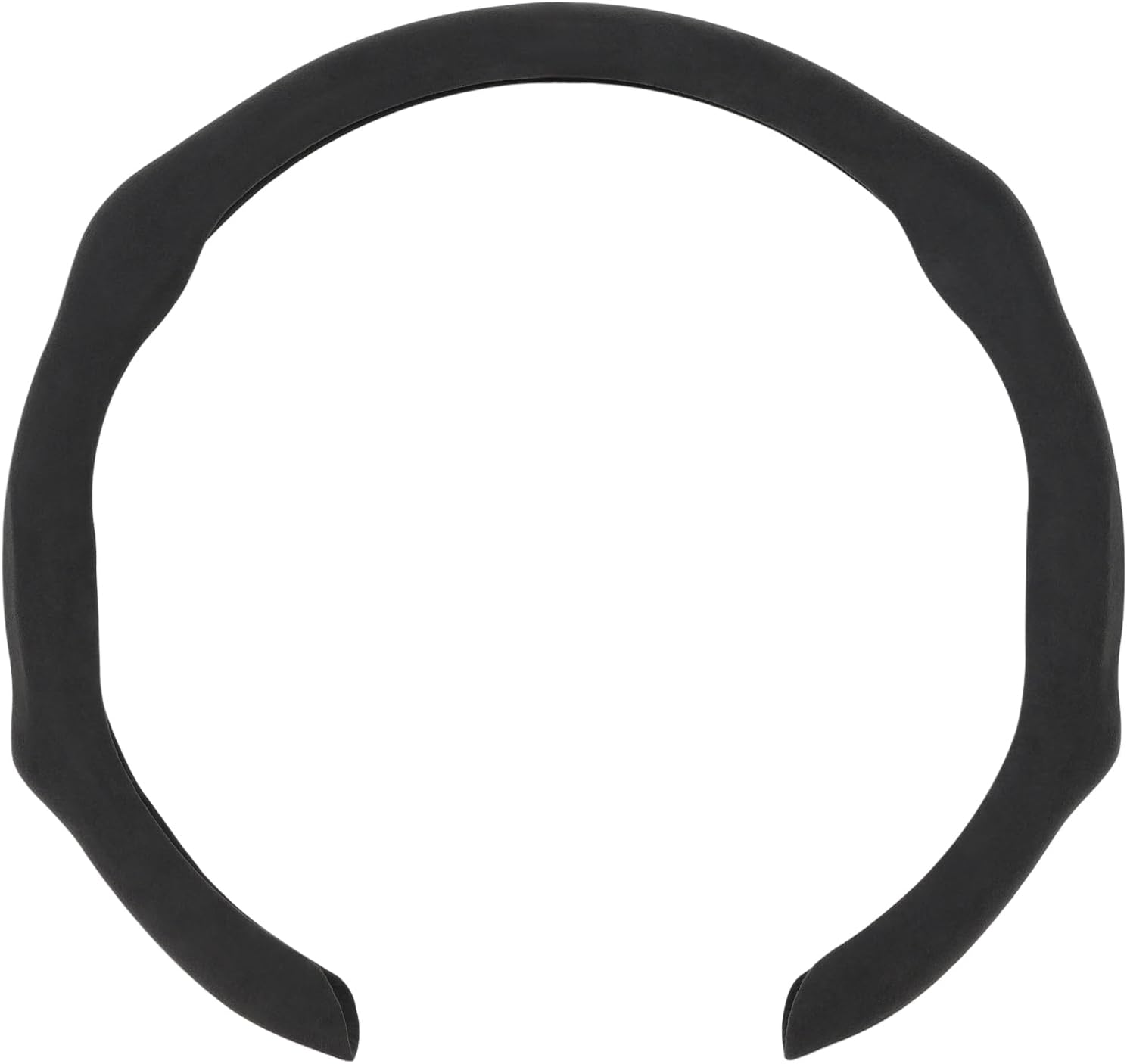 Mewant Dark Gray 9002 Anti-Skid Car Steering Wheel Cover Steering Wheel Protector Universal 99% Car Wheel Cover Wrap Car Interior Accessories (No Marker)